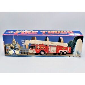1995 Sunoco Collector‎ Series Aerial Tower Fire Truck 1:35 Working Lights & Horn